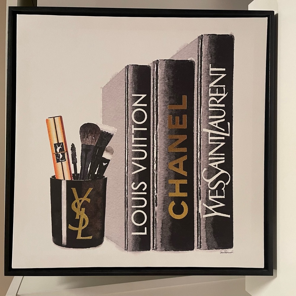 Like new wood framed canvas